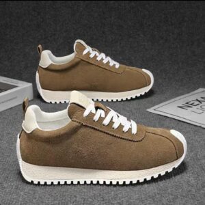 Men’s Urban Suede-Style Low-Top Sneakers – Retro Heritage Edition