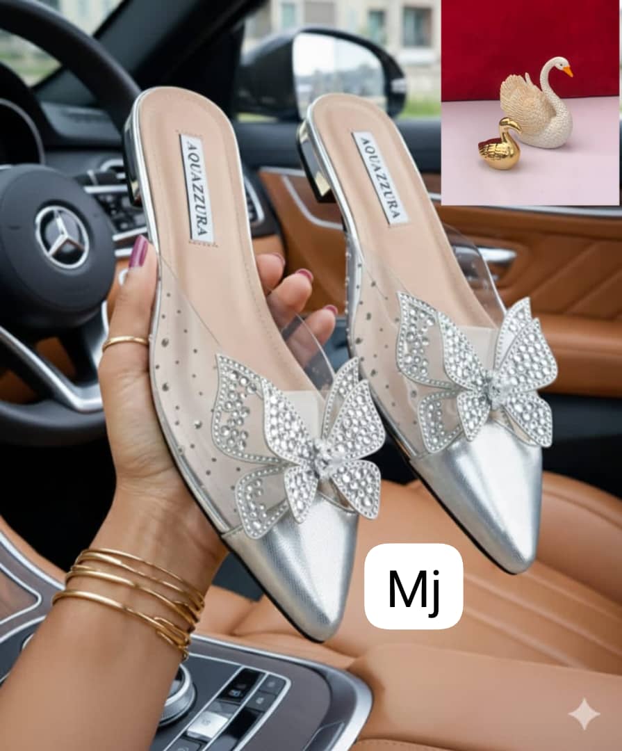 Aquazzura Flat Mules - Image 6