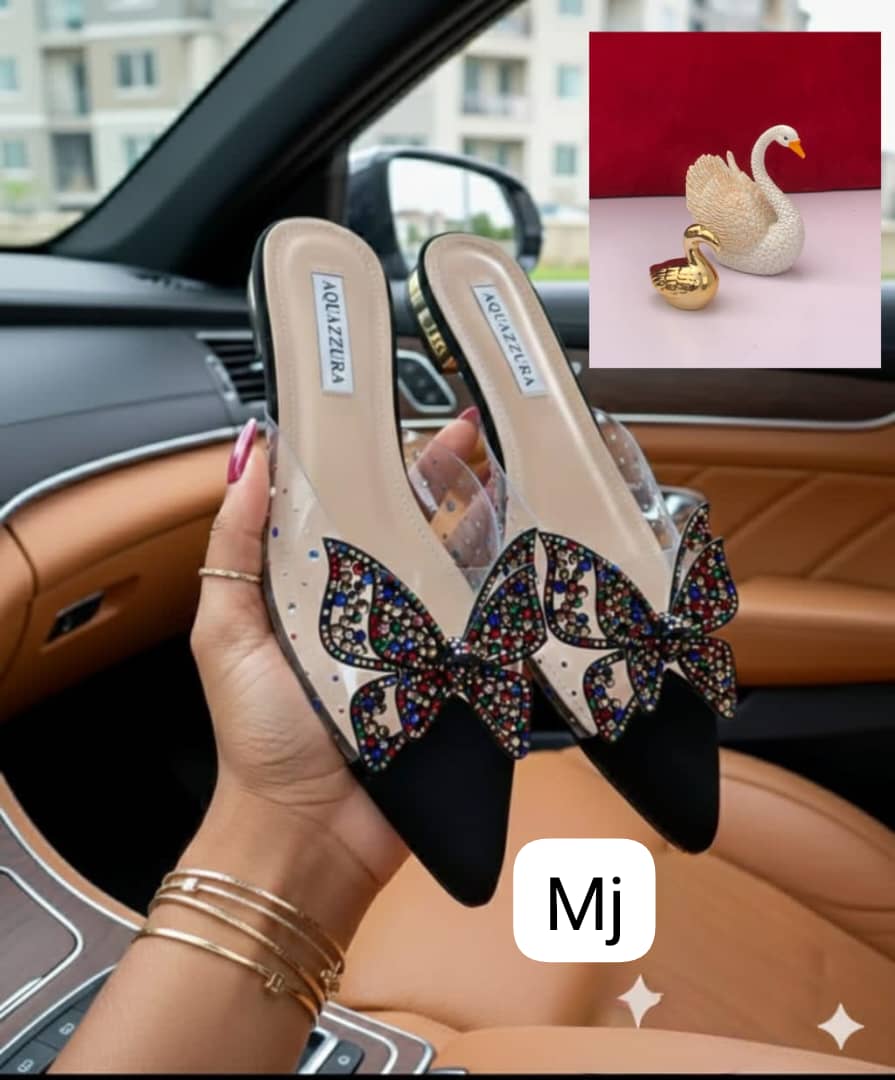 Aquazzura Flat Mules - Image 5