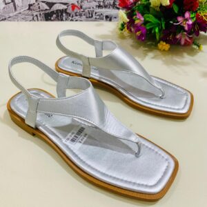 Women’s Square-Toe Thong Sandals – Minimalist Comfort Flats (Multi-Color)