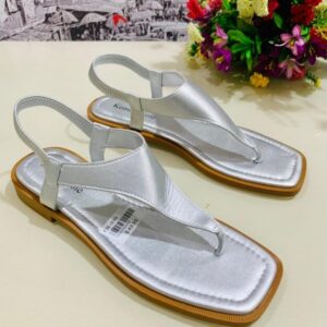 Women’s Square-Toe Thong Sandals – Minimalist Comfort Flats (Multi-Color)